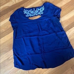 Torrid high-low short sleeve top